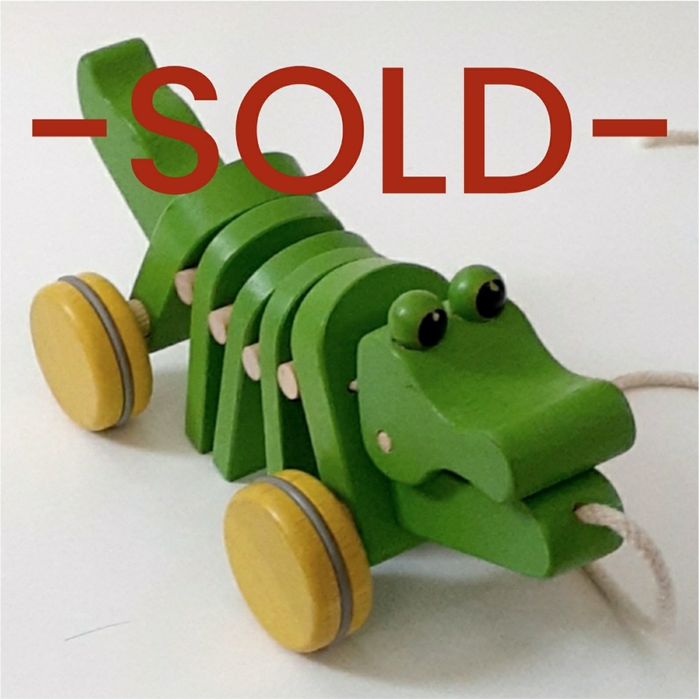 ***SOLD***Dancing Alligator...from eco-friendly Plan Toys...Classic